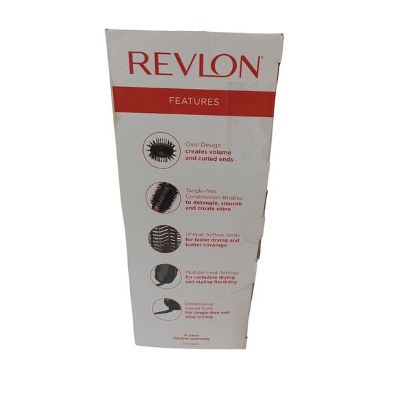 Revlon Blow Dryer Brush Black Pink Professional One Step Volumizer No Manual - Picture 5 of 8